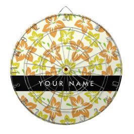 イエローハイビスカス，オレンジハイビスカス，お名前 ダーツボード