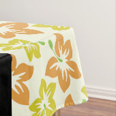 イエローハイビスカス，オレンジハイビスカス，お名前 テーブルクロス (インサイチュ)
