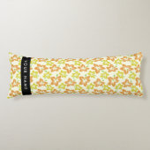 イエローハイビスカス，オレンジハイビスカス，お名前 ボディピロー (正面)