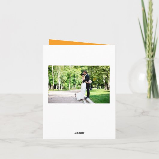 イエローハイビスカス&スワローズのフローラ結婚の写真 サンキューカード (裏面)