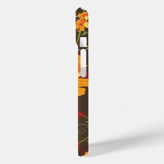 イエローハイビスカス&スワローズエレガントフローラ園 Case-Mate iPhoneケース (裏面 / 左)