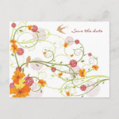 イエローハイビスカス&スワローズフローラ保存日 案内ポストカード (裏面)