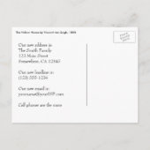 イエローハウスバイビンセント・ヴァンゴッホ住所の変更 案内ポストカード (裏面)