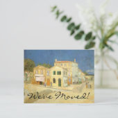 イエローハウスバイビンセント・ヴァンゴッホ住所の変更 案内ポストカード (スタンド正面)