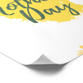 イエローハッピーマザーズ・デイ・ホリデー・ポスター ポスター (角)