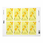 イエローハニースティック自家製ファームビジネスラベル ラベル (フルシート)