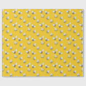 イエローハニービー ラッピングペーパー (フラット)