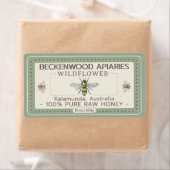 イエローハネビーレーベルフォレストグリーン縁ど ラベル (インサイチュ)