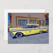 イエローハバナタクシー ポストカード (正面/裏面)