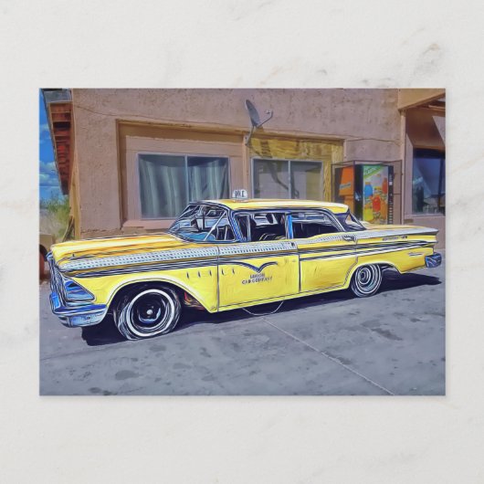 イエローハバナタクシー ポストカード (正面)