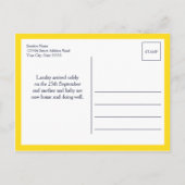 イエローハローワールドフォト誕生状態 案内ポストカード (裏面)