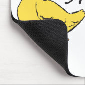 イエローハンドドロー間抜けドガチョウベビーグース漫画 マウスパッド (コーナー)