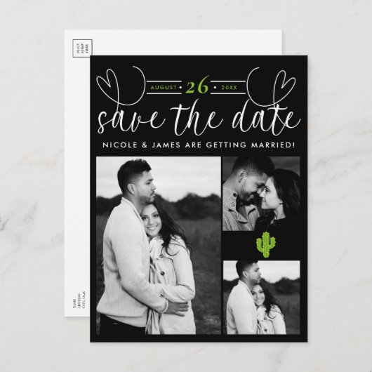 イエローハートサボスフィエスタラブザデイト 案内ポストカード (正面/裏面)