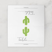 イエローハートサボスフィエスタラブテーブル番号 プレイスカード (外部開封)