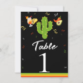 イエローハートサボスフィエスタラブテーブル番号 招待状 (裏面)