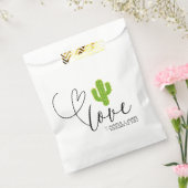 イエローハートサボスフィエスタラブブライダルシャワー フェイバーバッグ (封をした状態)