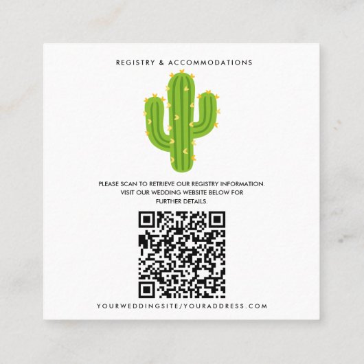 イエローハートサボスフィエスタラブ結婚ズ詳細 スクエア名刺 (裏面)