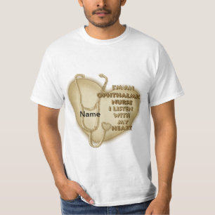 イエローハート眼科看護師 Tシャツ