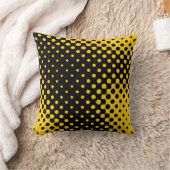 イエローハーフトーン クッション (ブランケット)