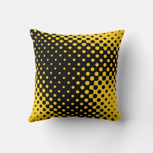 イエローハーフトーン クッション (裏面)