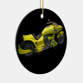イエローバイクオーナメント セラミックオーナメント (右)
