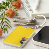イエローバスケット キーホルダー (正面右)