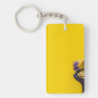 イエローバスケット キーホルダー