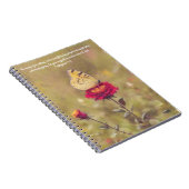 イエローバタフライアートバイブル祈りの言葉ジャーナル ノートブック (右側)