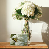 イエローバタフライオンホワイトフロックスフローラ悔やみや弔慰 カード