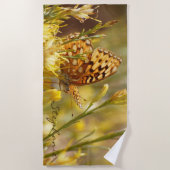 イエローバタフライビーチ、名前、 ビーチタオル (正面)