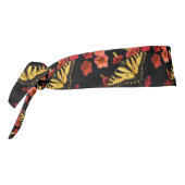 イエローバタフライレッドフラワーアニマルタイヘッドバンド タイヘッドバンド (回転270)