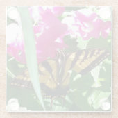 イエローバタフライ春 ガラスコースター (裏面)