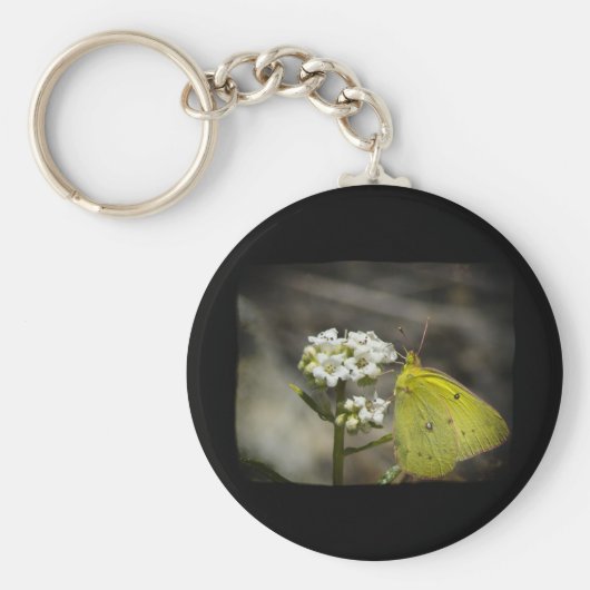 イエローバタフライ キーホルダー (正面)