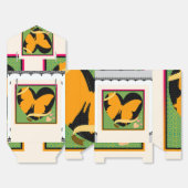 イエローバタフライ ギフトボックス フェイバーボックス (見開き)