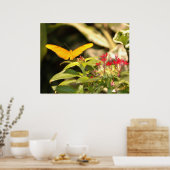 イエローバタフライ ポスター (キッチン)