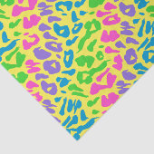 イエローバックヒョウのネオンデコパージュ 薄葉紙 (詳細)