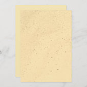 イエローバナナサンド 招待状 (正面/裏面)