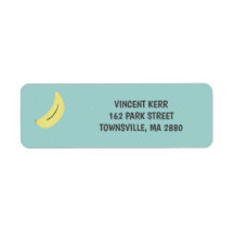 イエローバナナスケッチブルーパターン