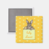 イエローバニーの箱 マグネット (正面/裏面)