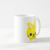 イエローバニー コーヒーマグカップ (正面右)
