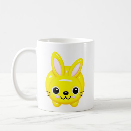 イエローバニー コーヒーマグカップ (左)