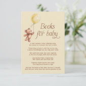 イエローバルーンテディベアベビー エンクロージャーカード (スタンド正面)