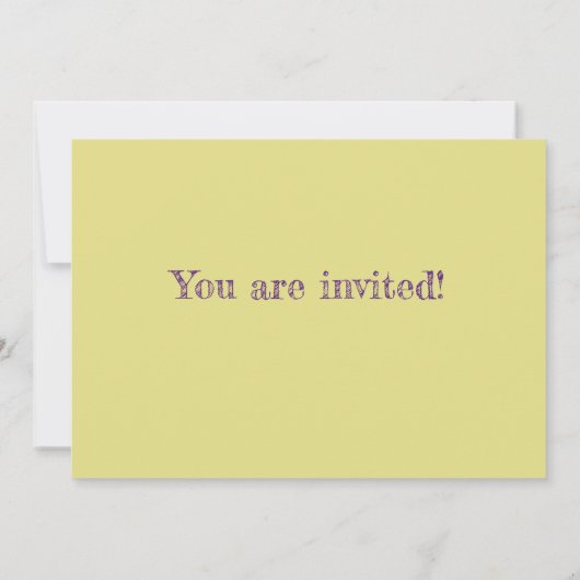 イエローバルーンブルーカップケーキ誕生日招待状 招待状 (裏面)