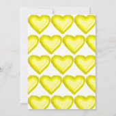 イエローバルーン1st誕生日パーティの招待状 招待状 (裏面)