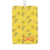 イエローバンダナカスタムパパレッドアドベンチャーエアフレッシュ カーエアーフレッシュナー (裏面)