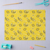 イエローバンダナパターモダンンカウボーイおもしろい 薄葉紙 (クラフト)