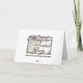 イエローバードオブパラダイス思慮深いサンキューカード サンキューカード (裏面)