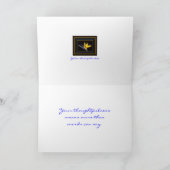 イエローバードオブパラダイス思慮深いサンキューカード サンキューカード (内部)