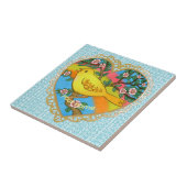 イエローバードカスタムハート タイル (側面)