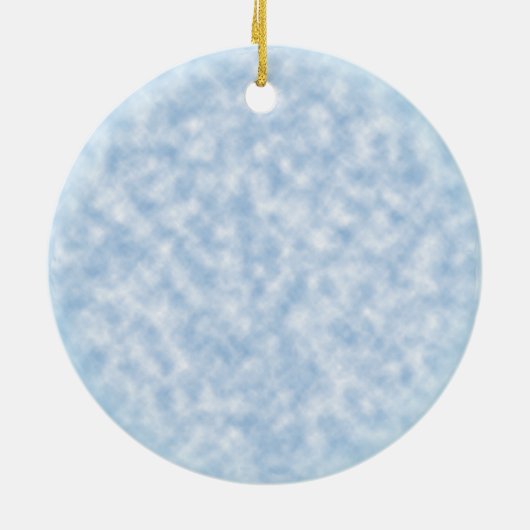 イエローバードハート名前をカスタムする セラミックオーナメント (裏面)